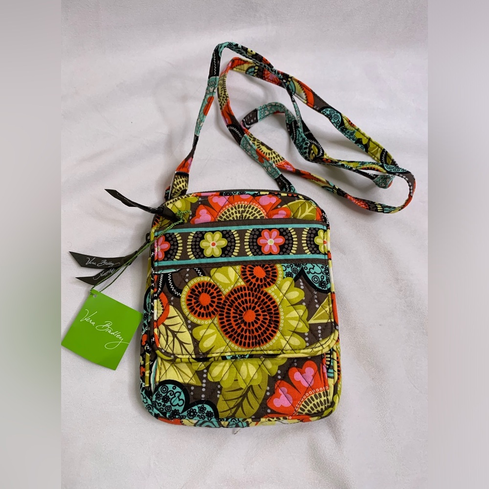 Disney Parks Vera Bradley Mickey Mouse Perfect Petals Mini Hipster Bag RETIRED